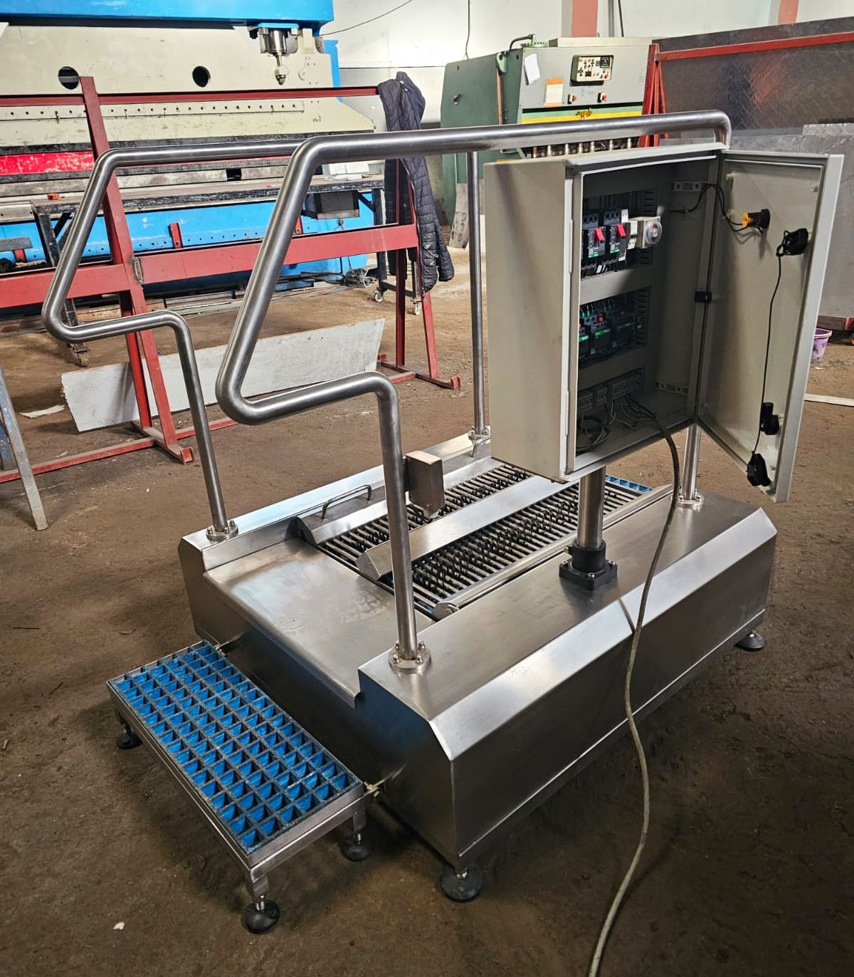 lave-semelles industriel en acier inoxydable maroc